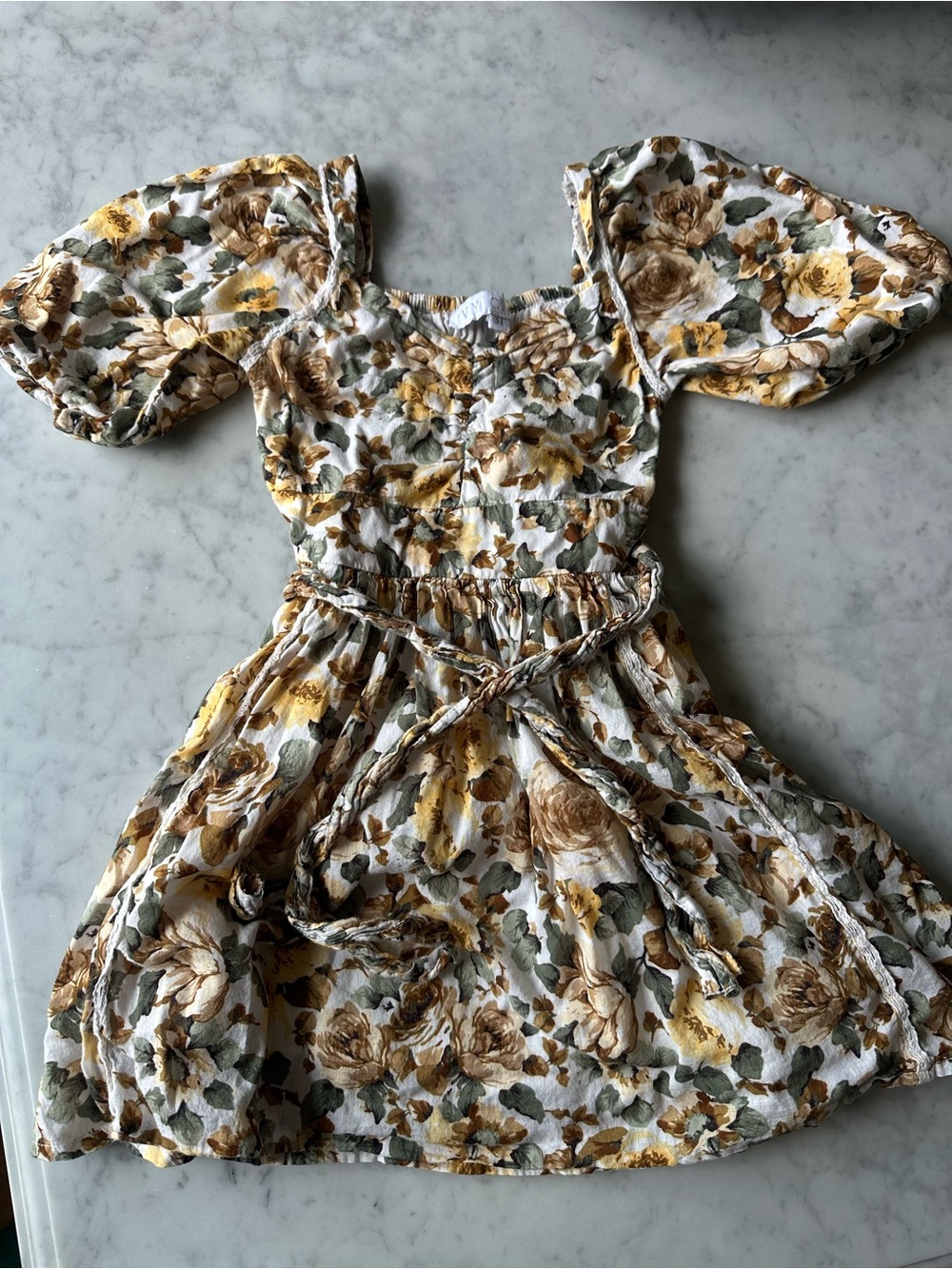 Ivy City co Toddler Girl Dress Puff Sleeve Dress